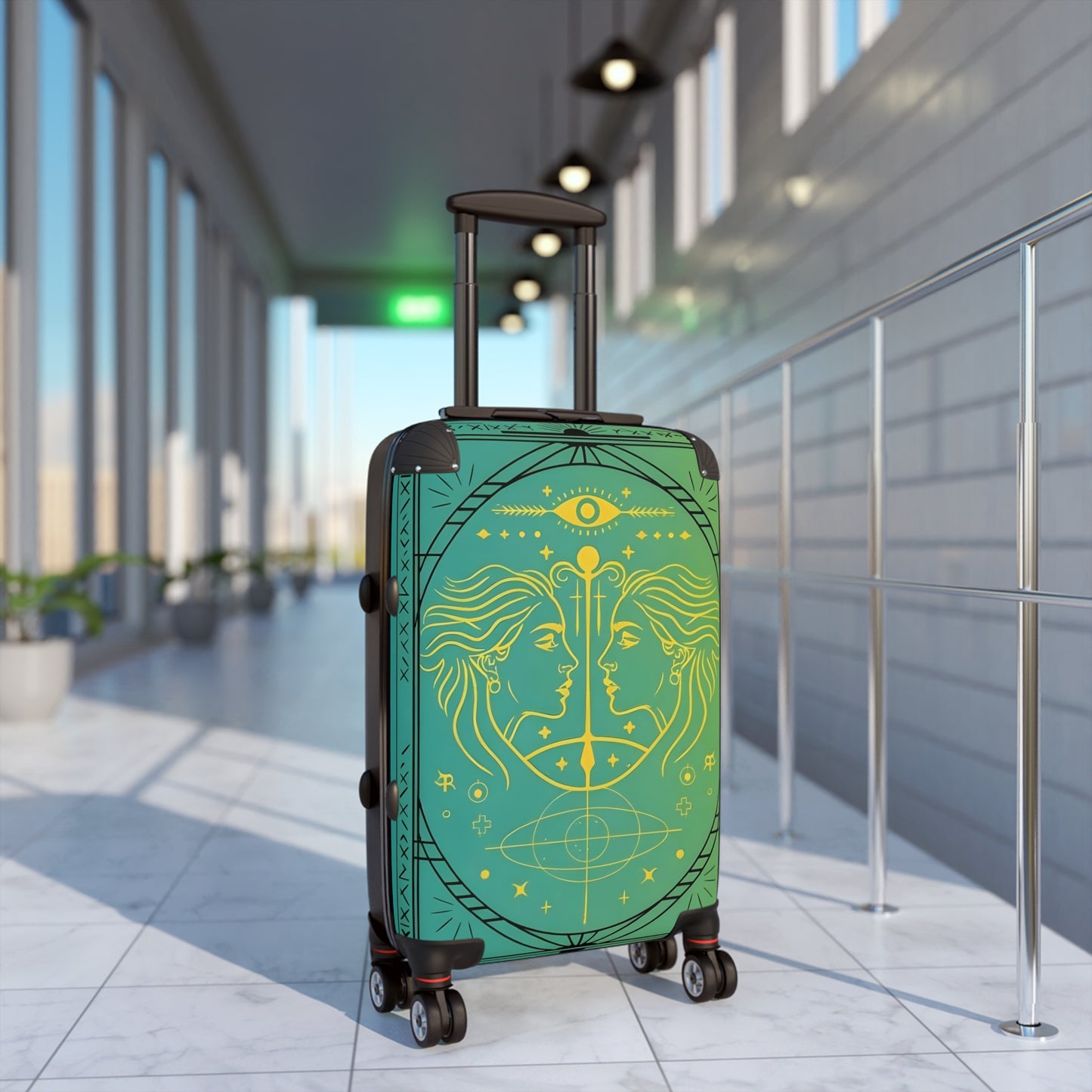 Zodiac Gemini Sign Luggage