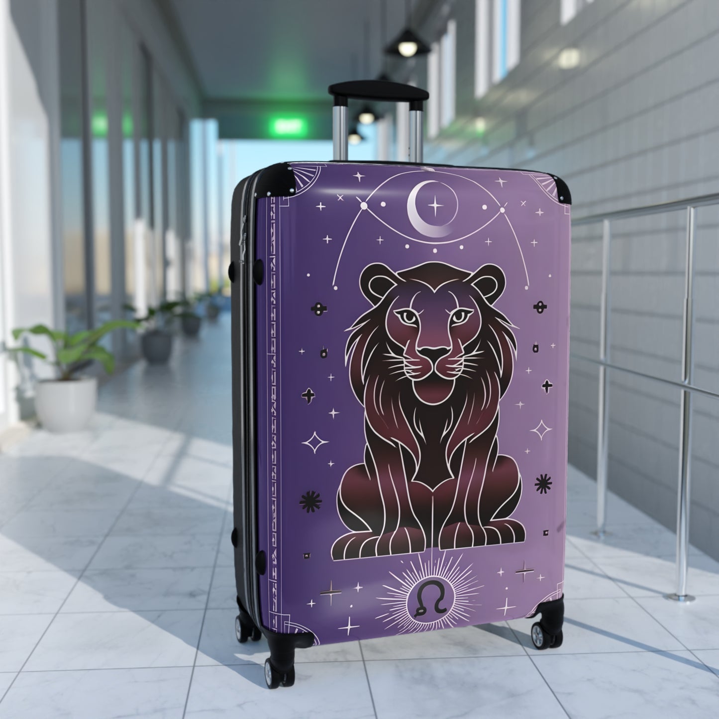 Zodiac Leo Sign Luggage