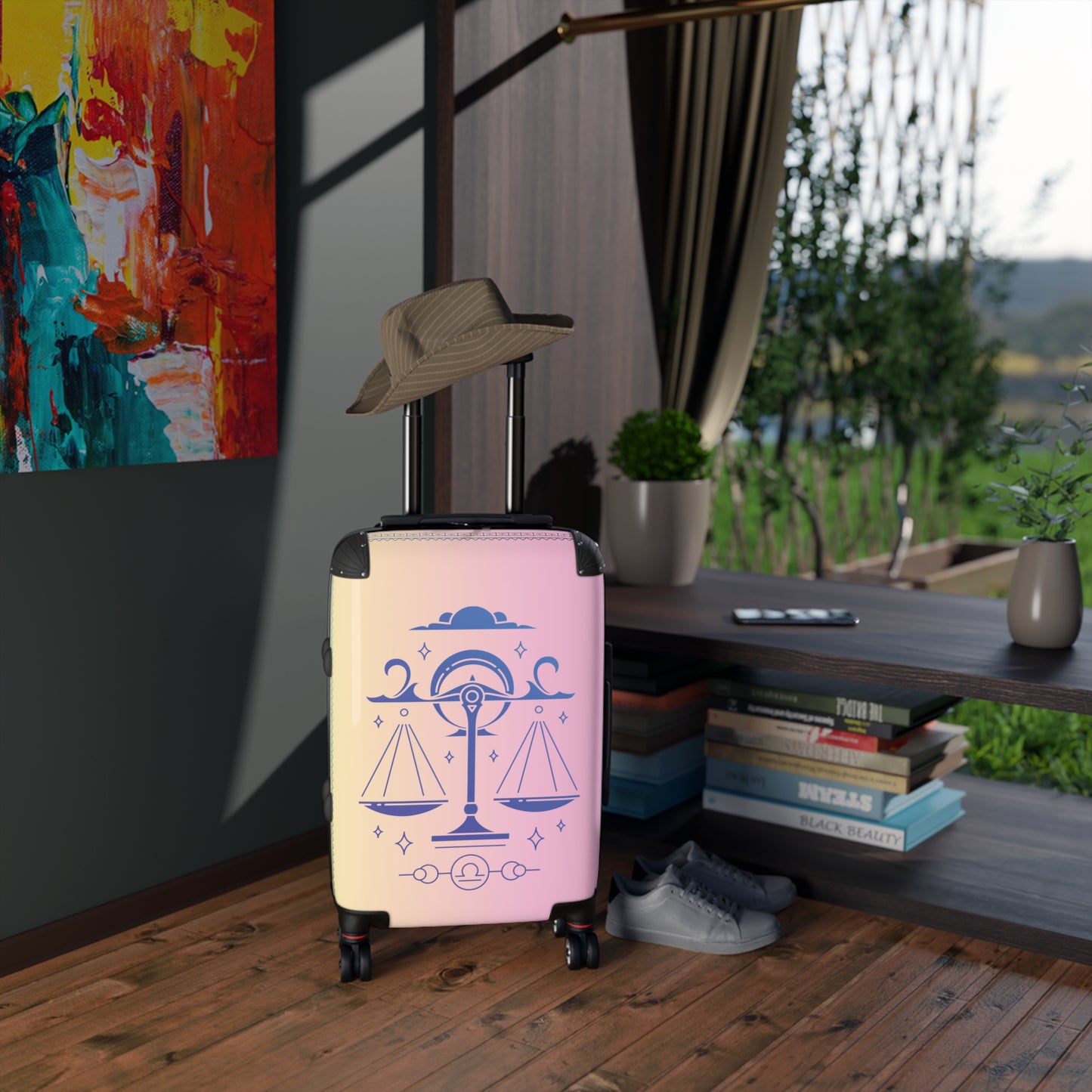 Zodiac Libra Sign Luggage