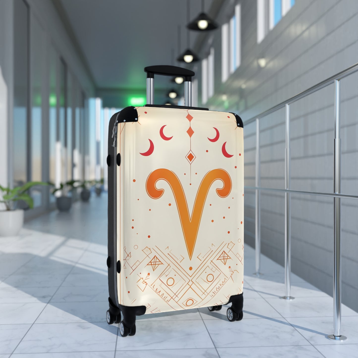 Zodiac Aries Sign Luggage