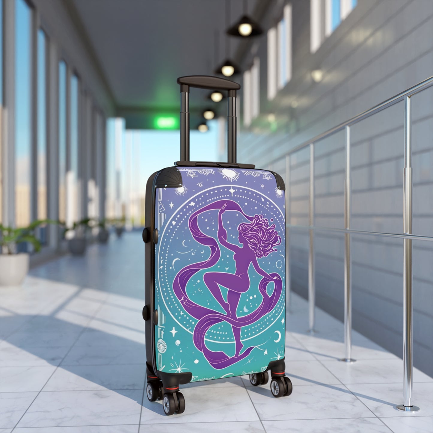 Zodiac Aquarius Sign Luggage