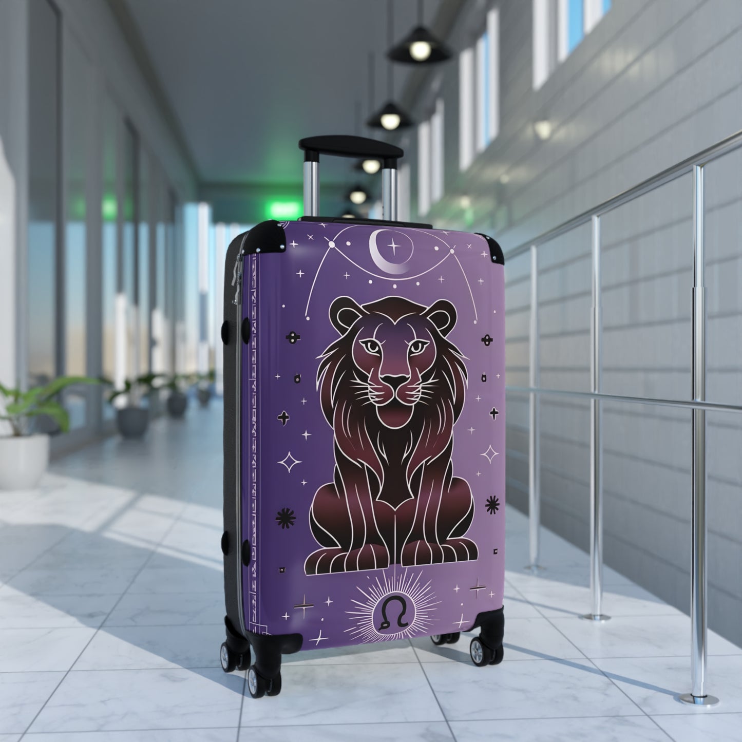 Zodiac Leo Sign Luggage