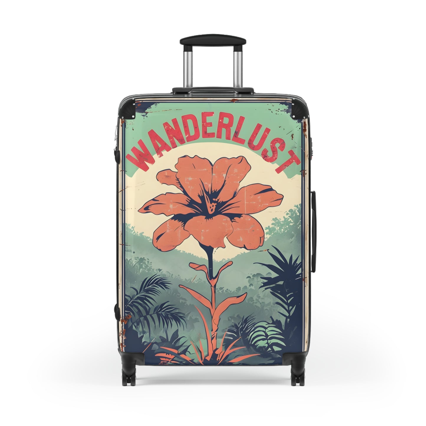 Wanderlust Hibiscus Luggage