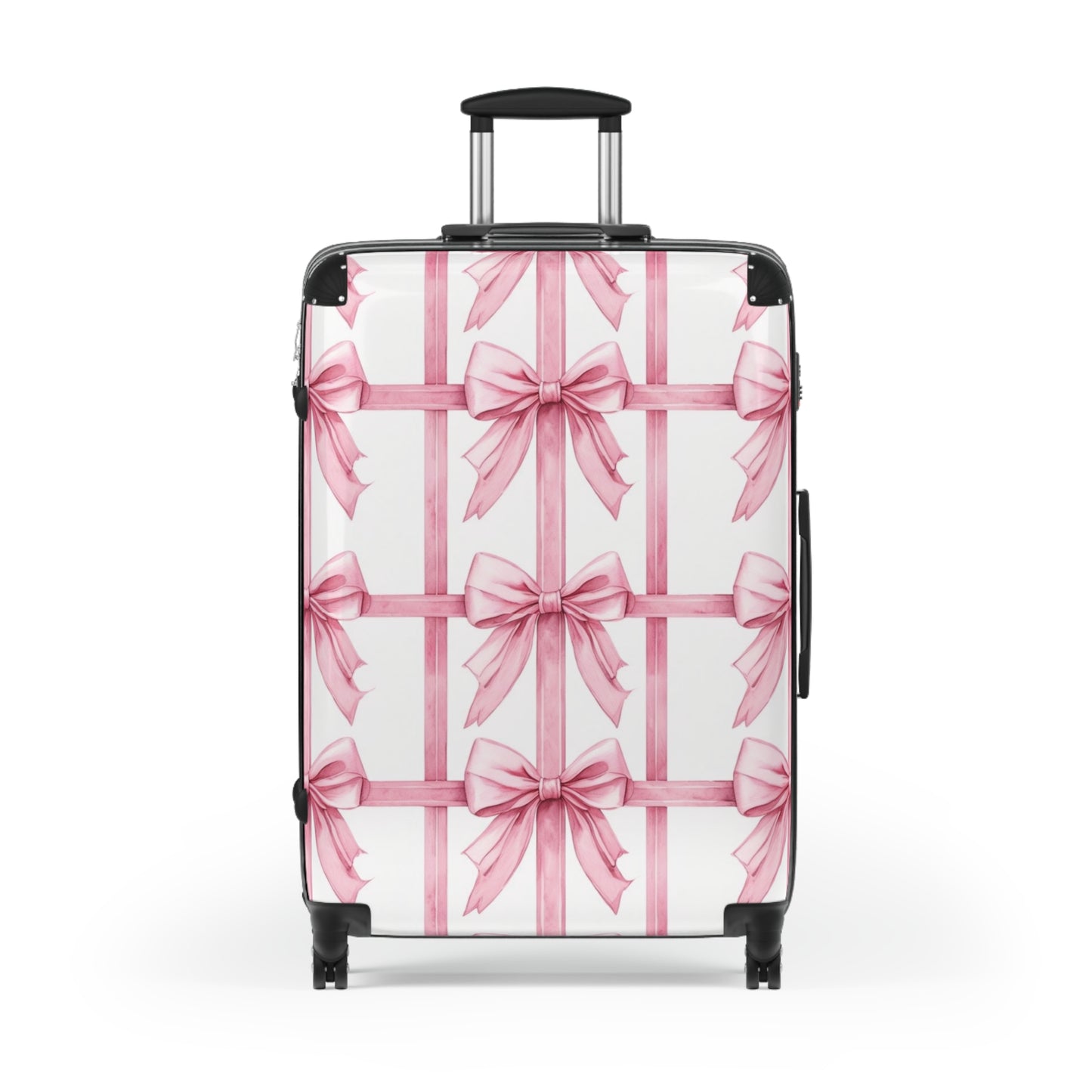 Alivia Bow Luggage in Pink