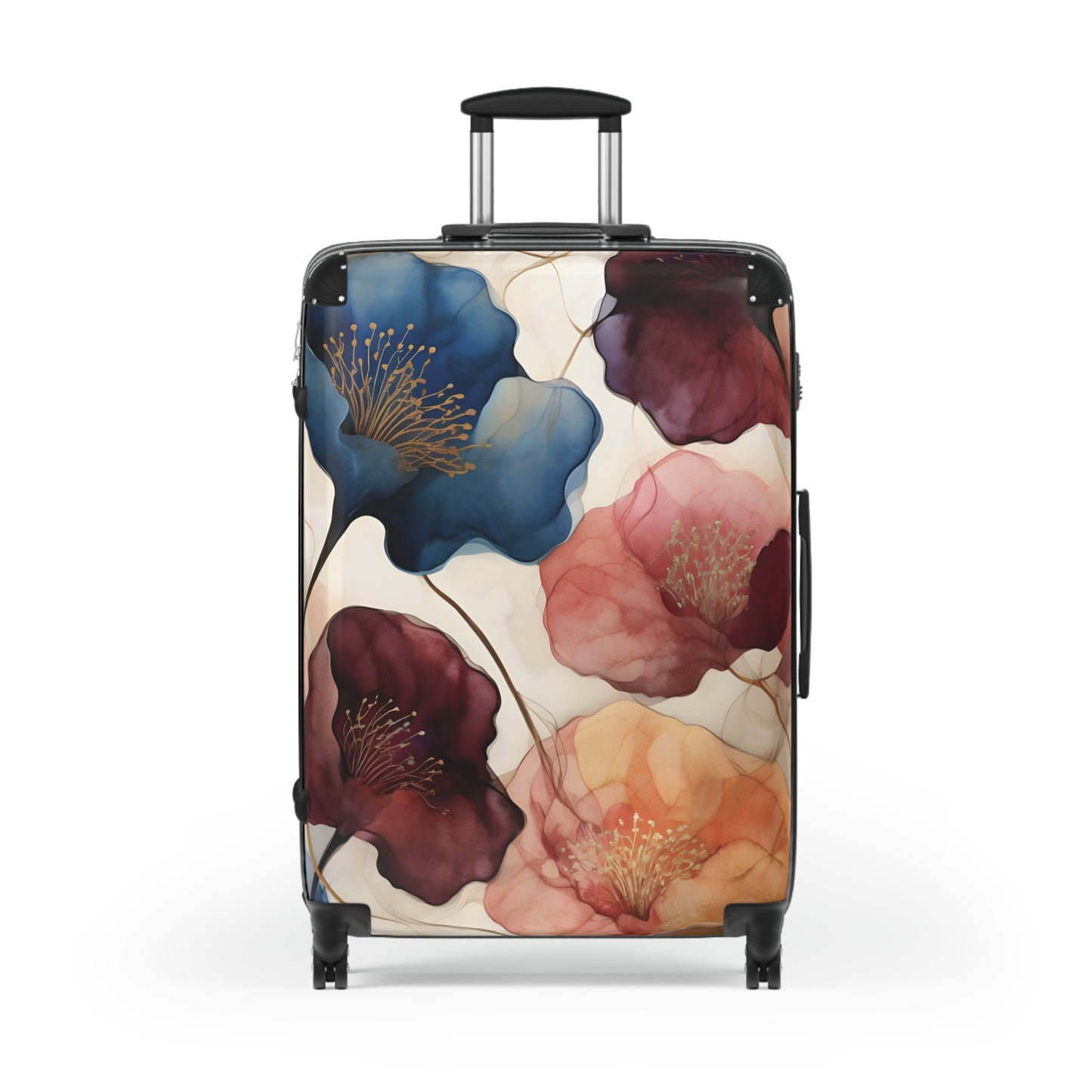 Vibrant Jewel Toned Floral Luggage