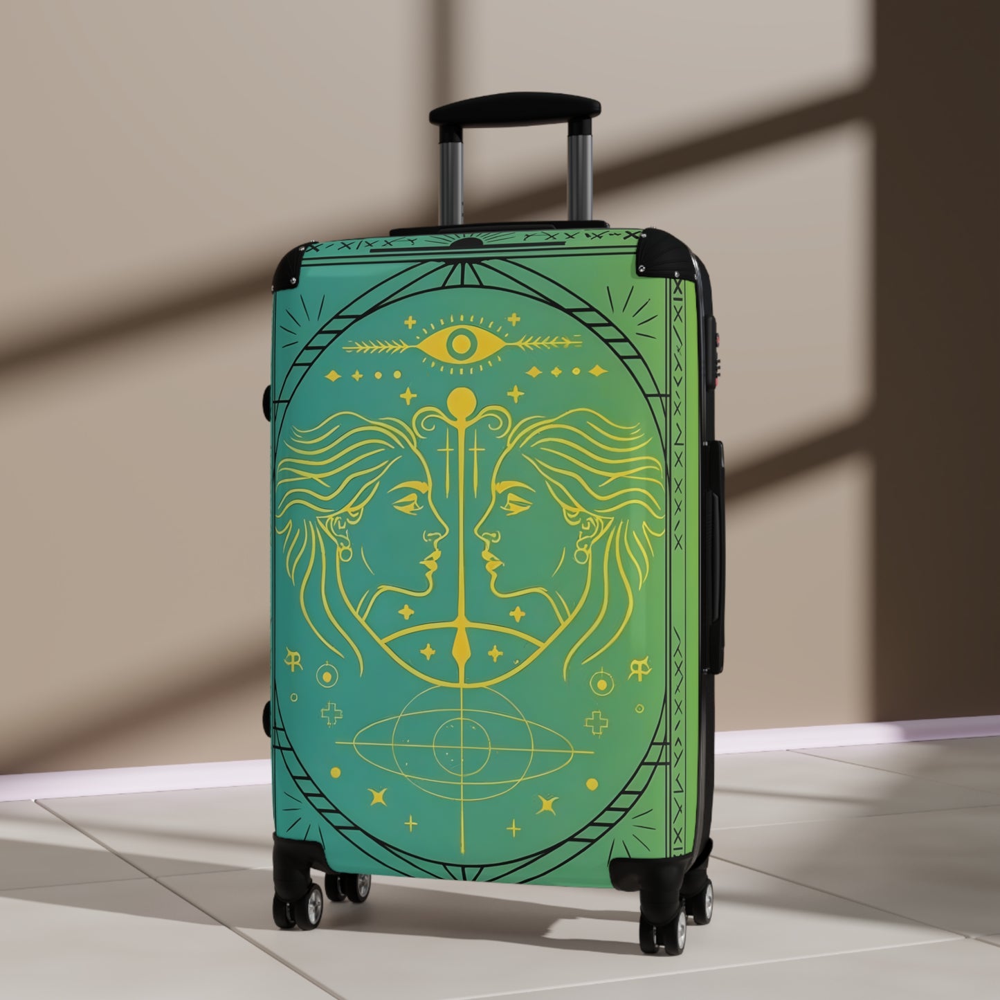 Zodiac Gemini Sign Luggage