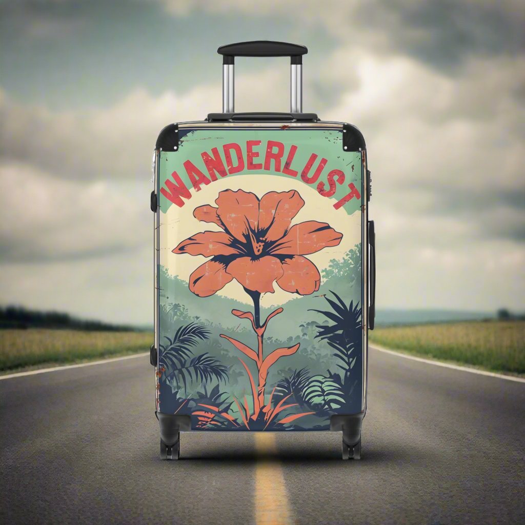 Wanderlust Hibiscus Luggage