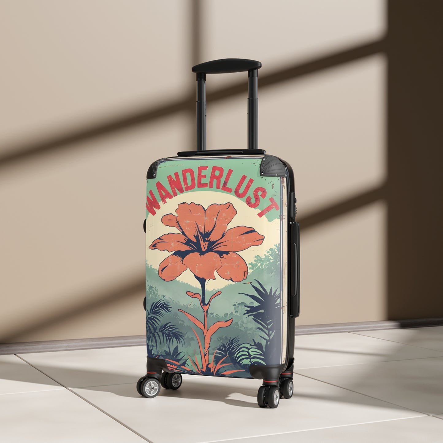 Wanderlust Hibiscus Luggage