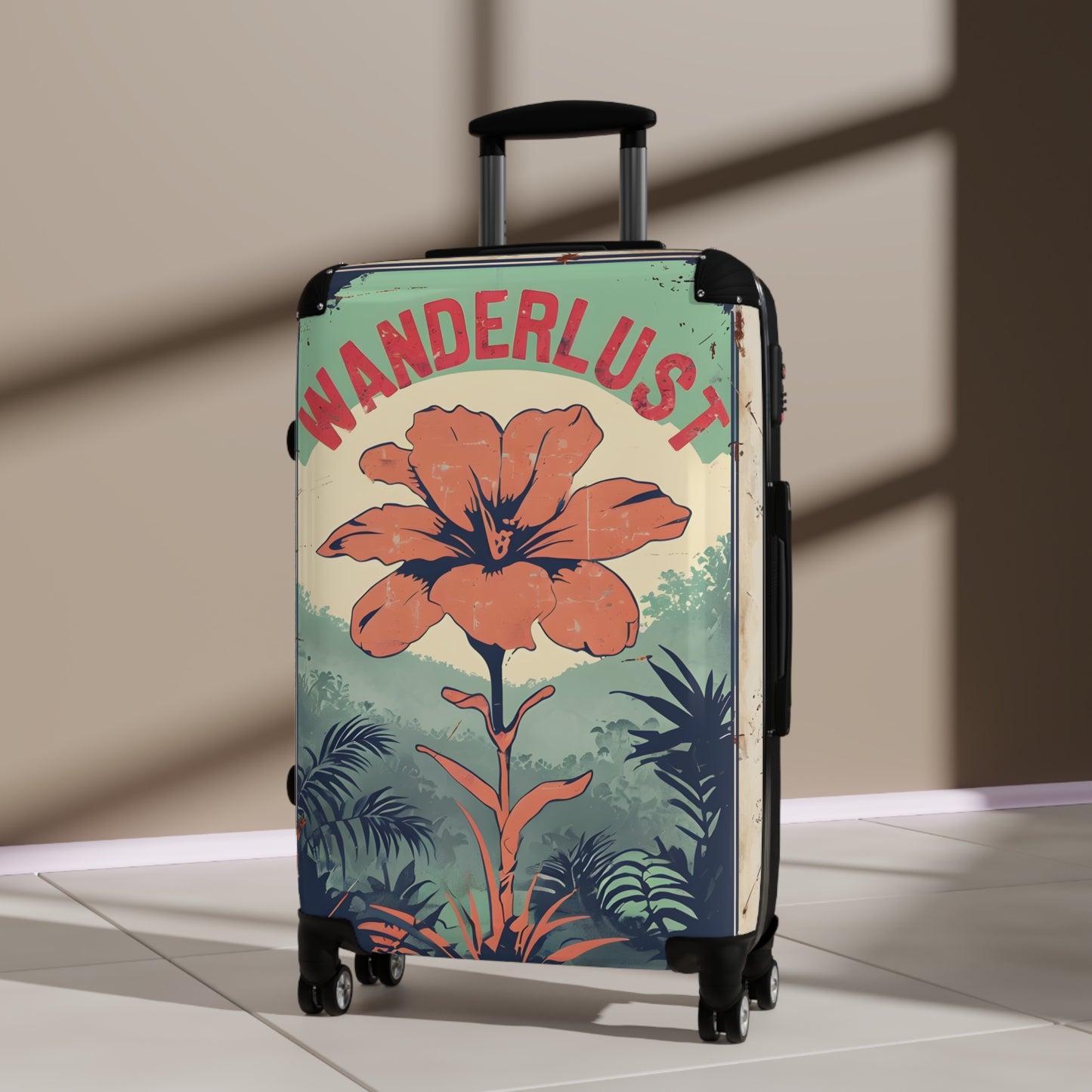 Wanderlust Hibiscus Luggage