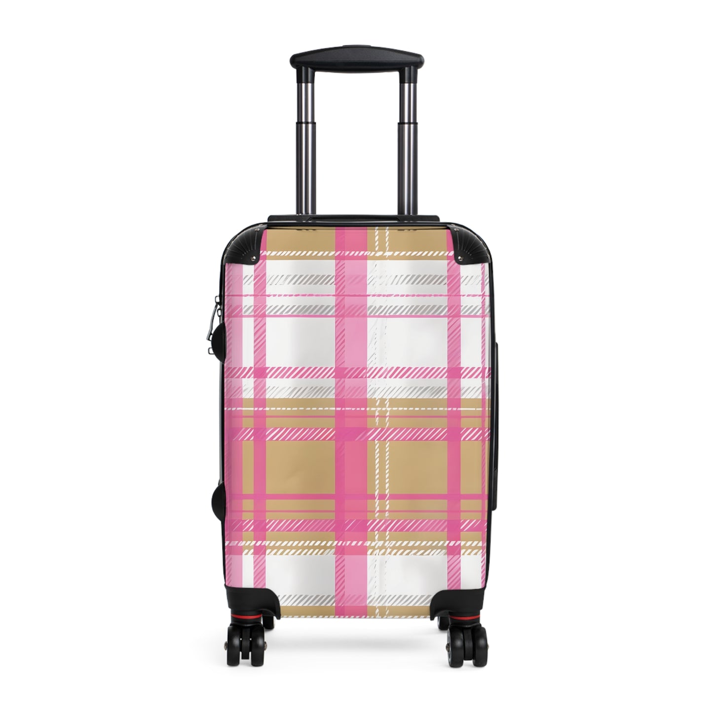 Alivia Ribbon Luggage in Pink/Gold