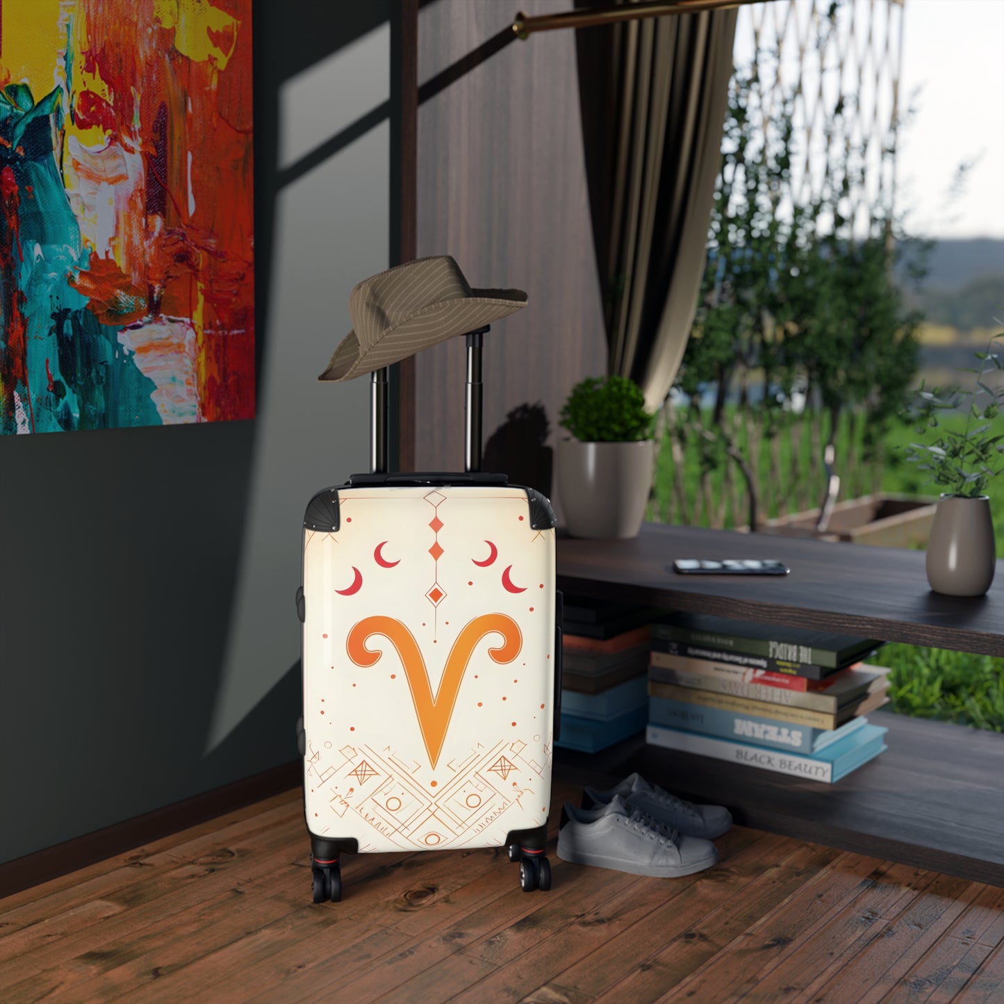 Zodiac Aries Sign Luggage