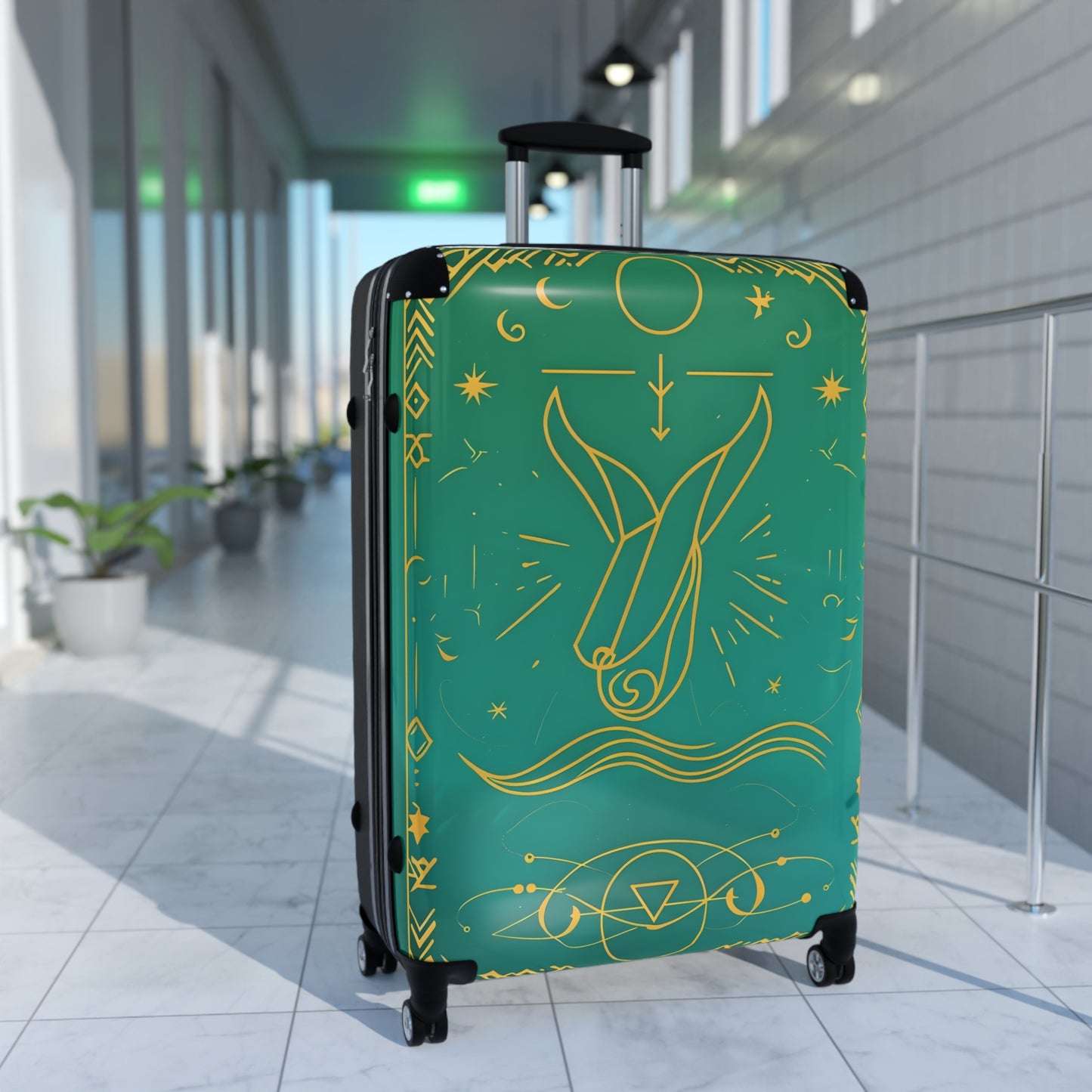 Zodiac Capricorn Sign Luggage