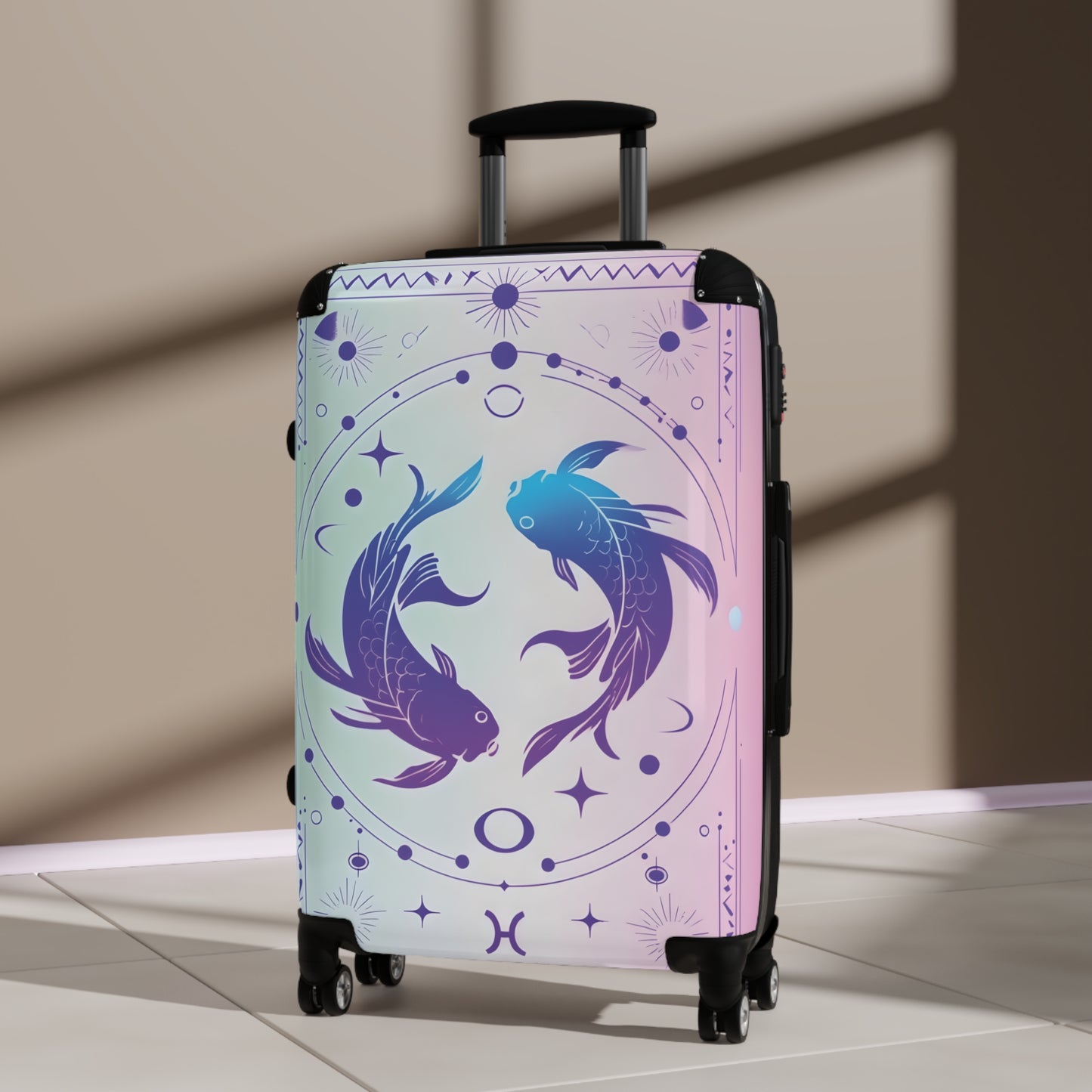 Zodiac Pisces Sign Luggage