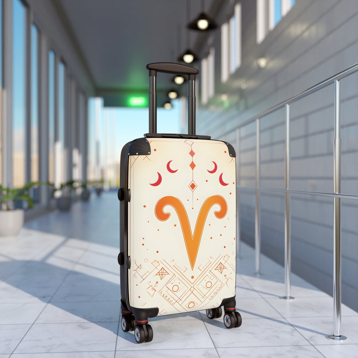 Zodiac Aries Sign Luggage
