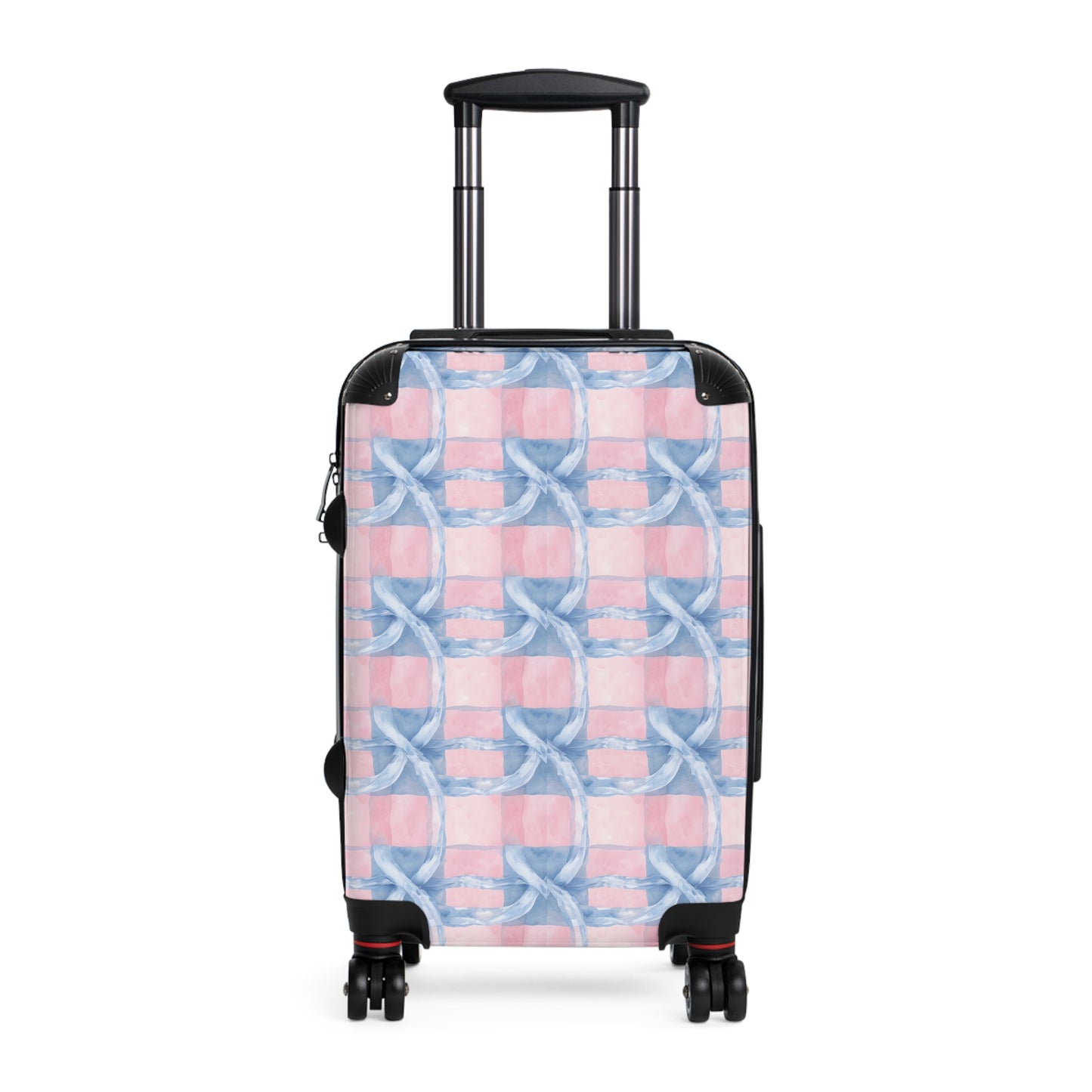 Alivia Ribbon Luggage in Pink and Blue