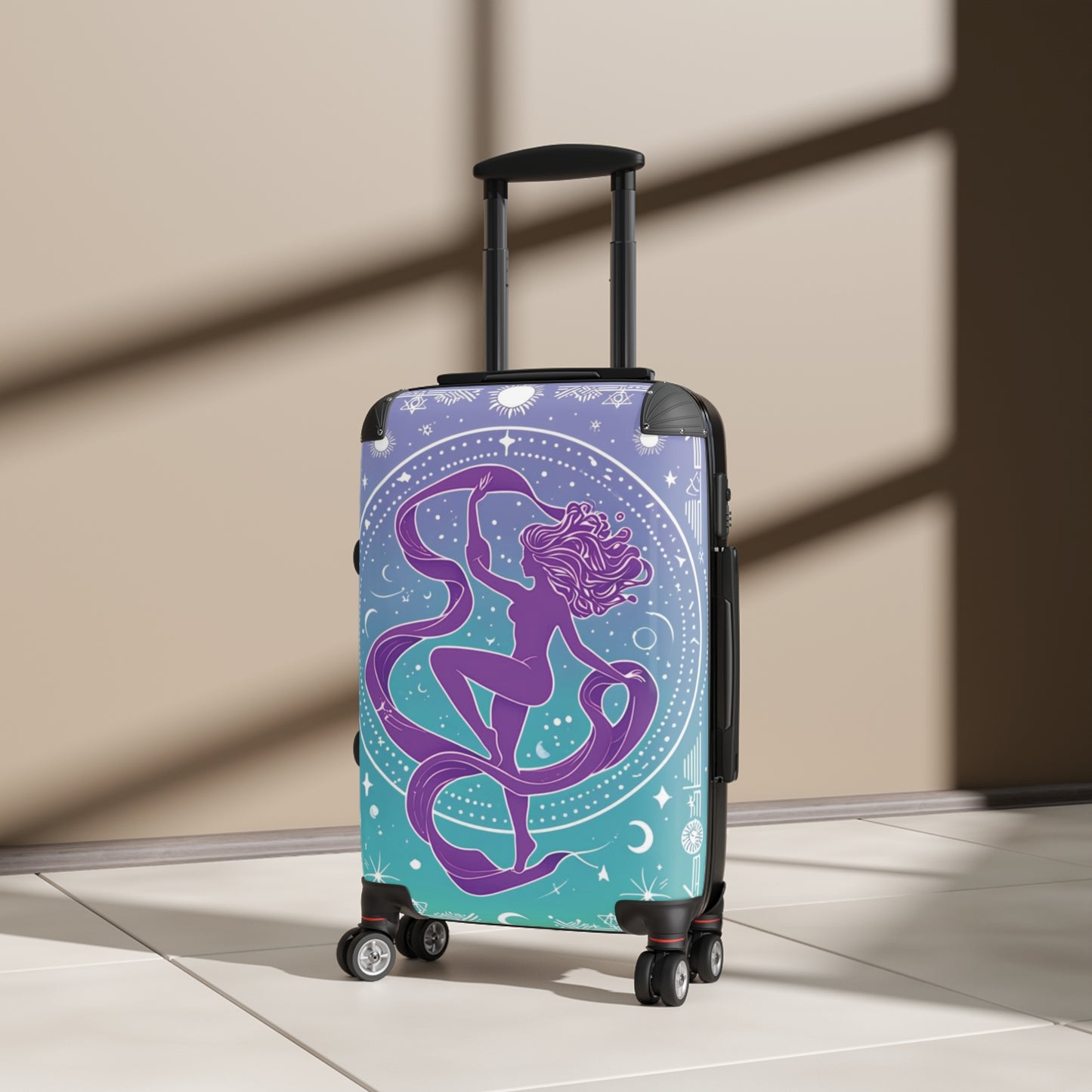 Zodiac Aquarius Sign Luggage