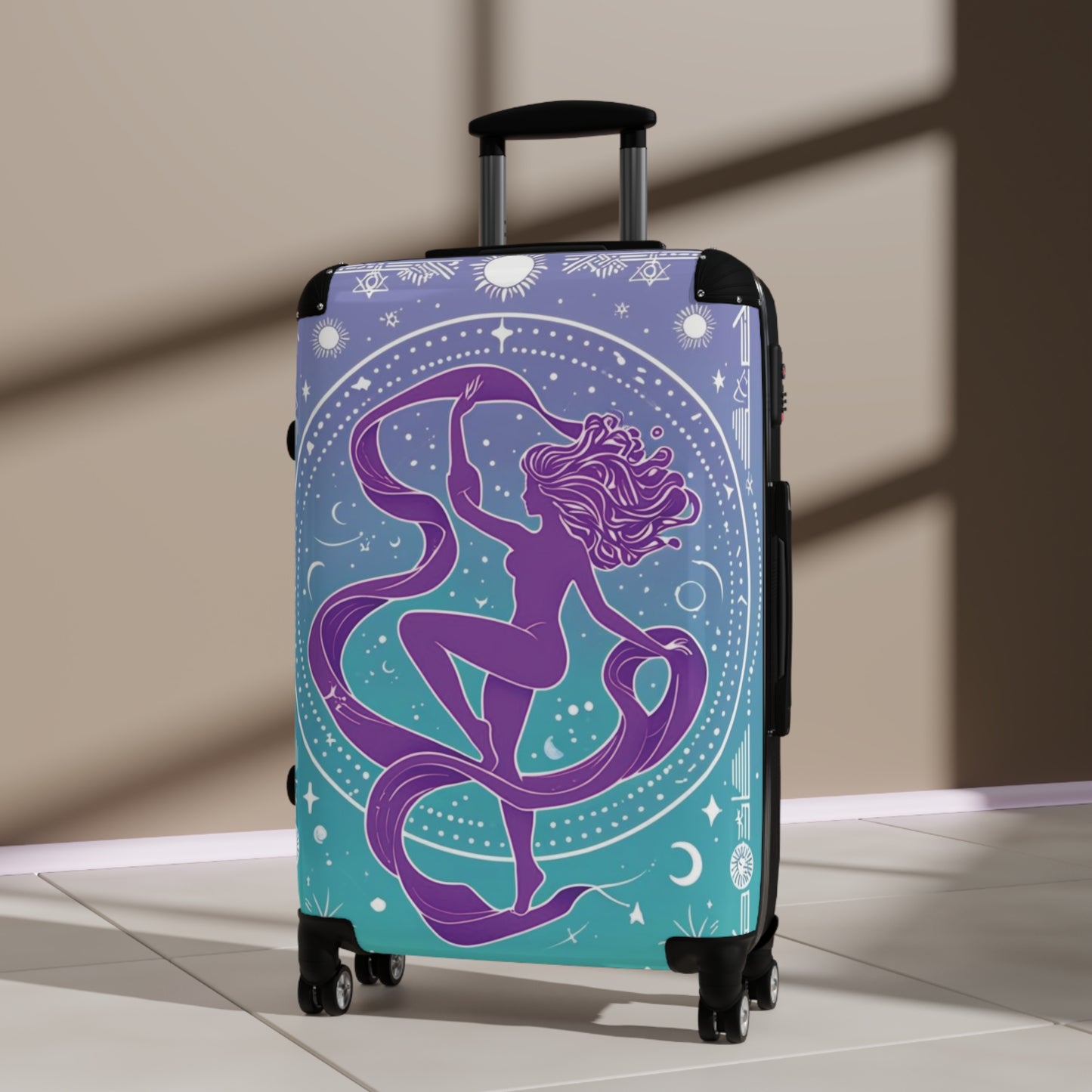 Zodiac Aquarius Sign Luggage