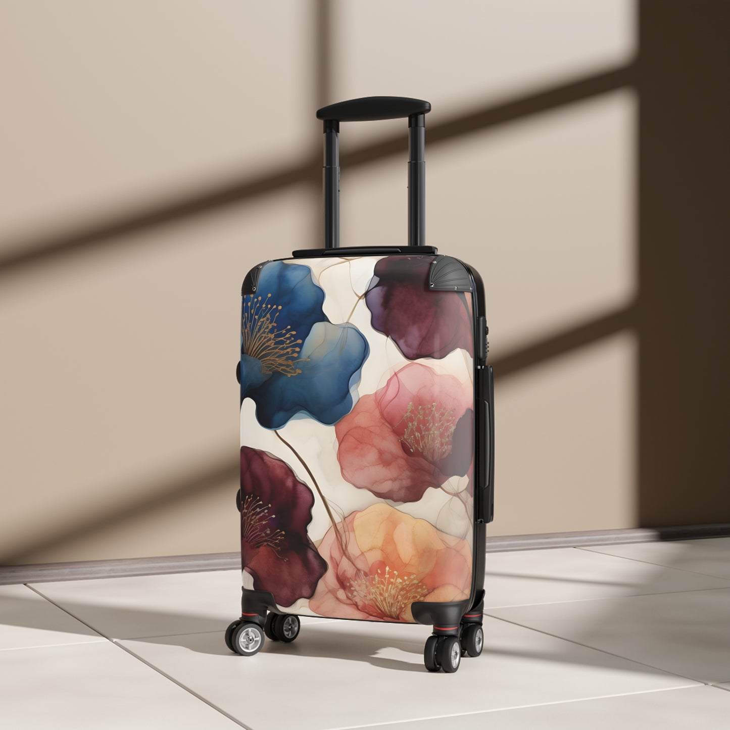 Vibrant Jewel Toned Floral Luggage