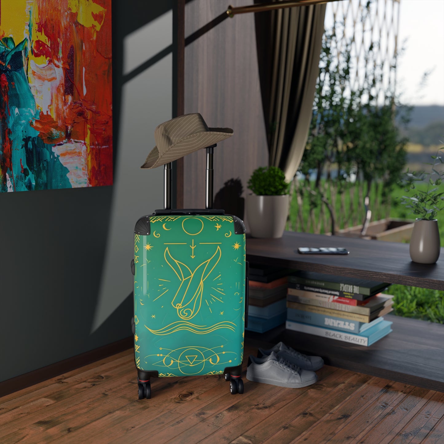 Zodiac Capricorn Sign Luggage