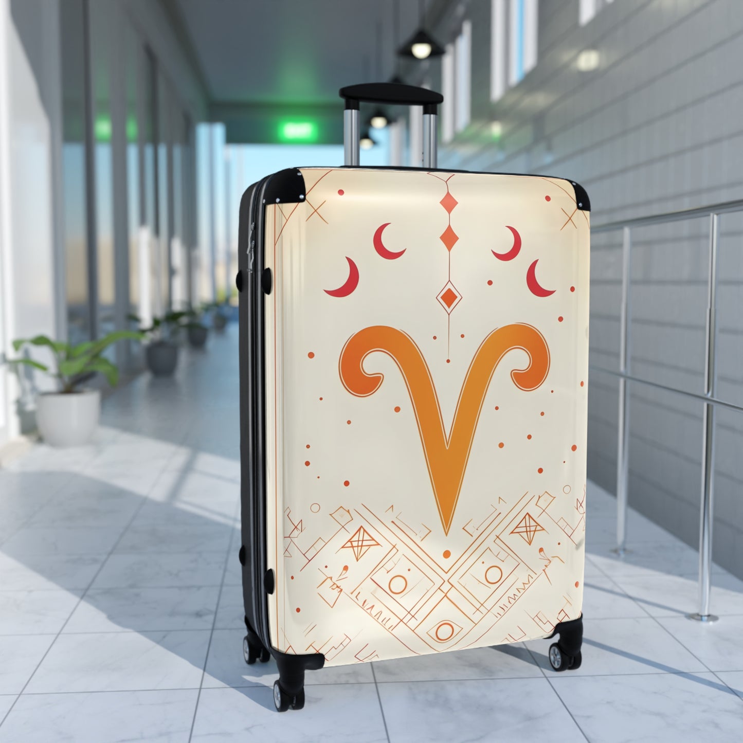Zodiac Aries Sign Luggage