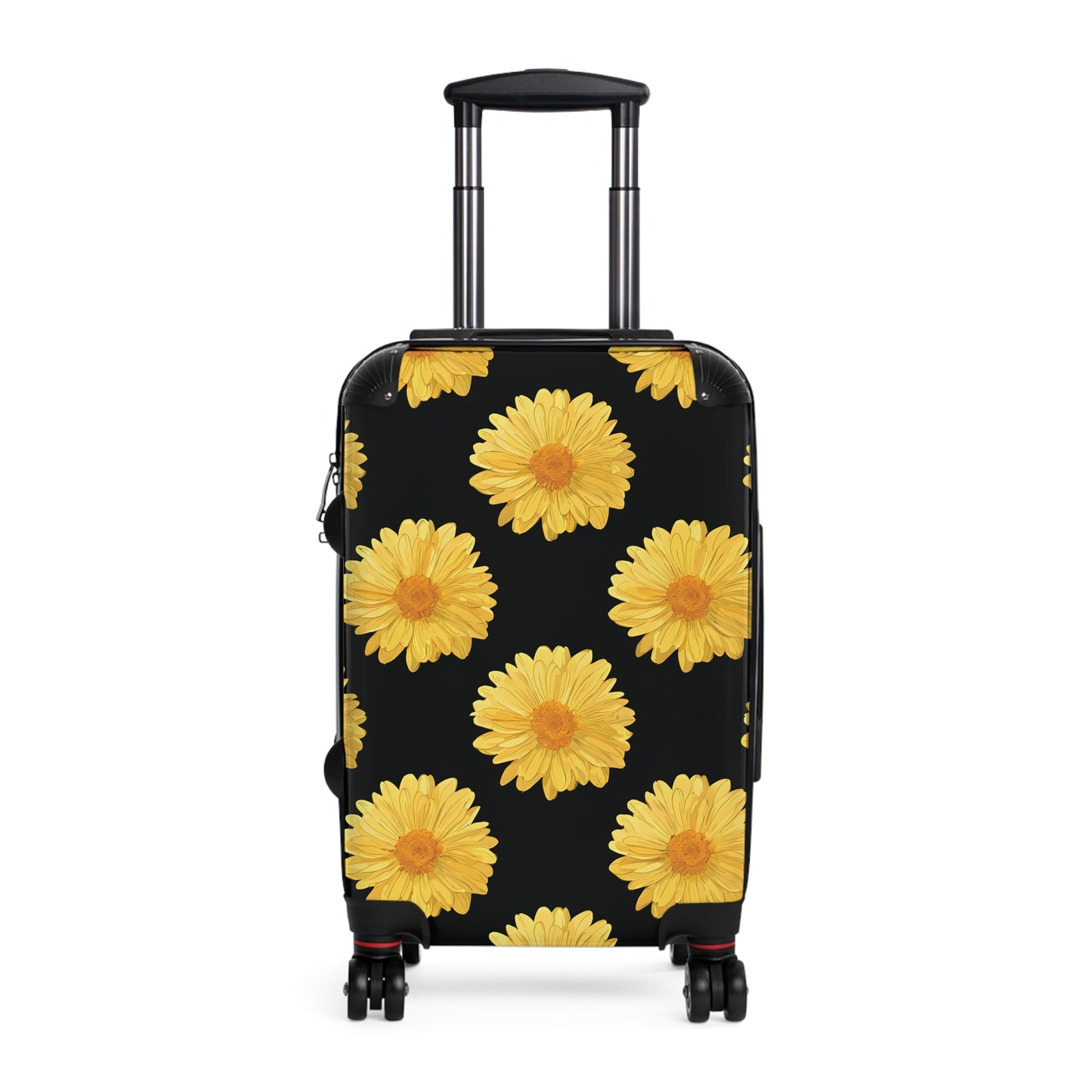 Delaney Daisy Print Luggage in Yellow