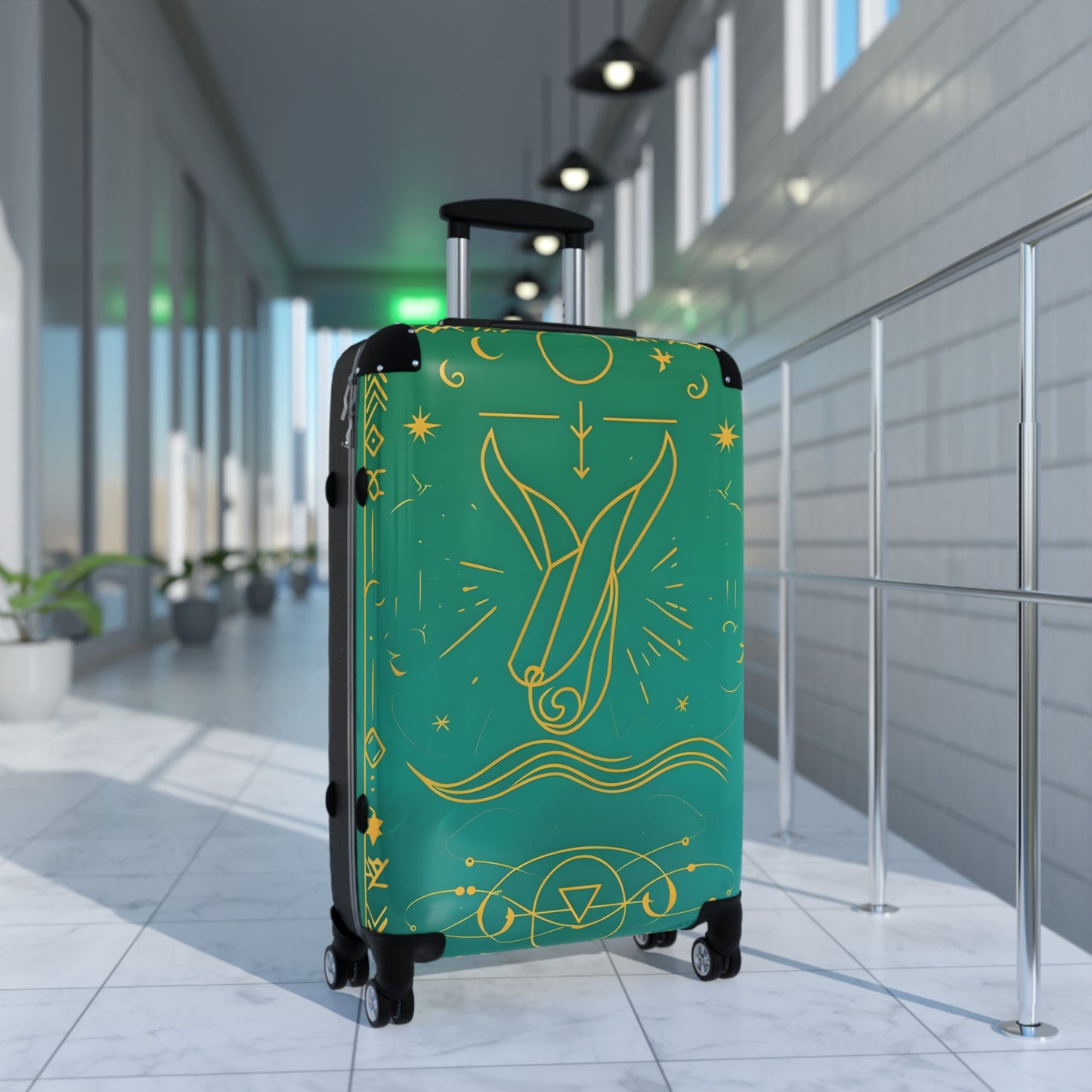 Zodiac Capricorn Sign Luggage