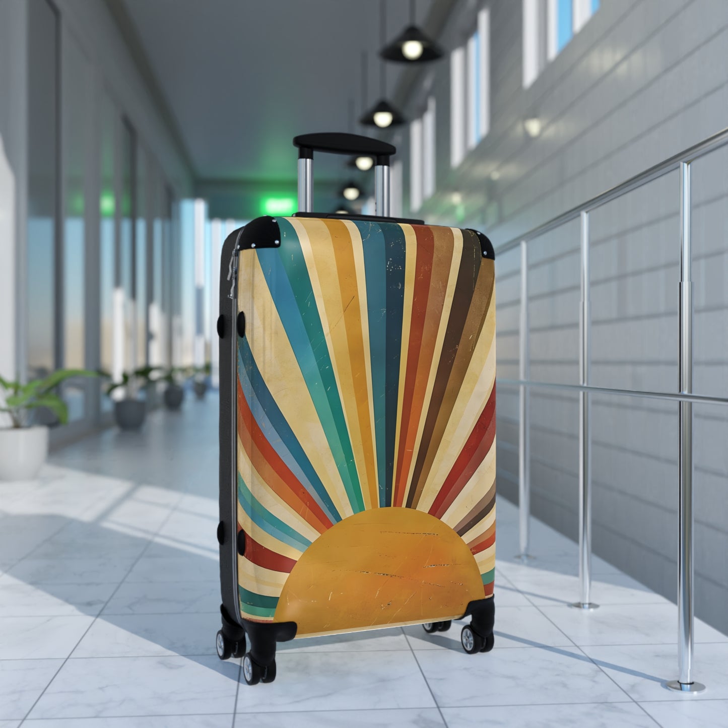 Rustic Sunset Luggage