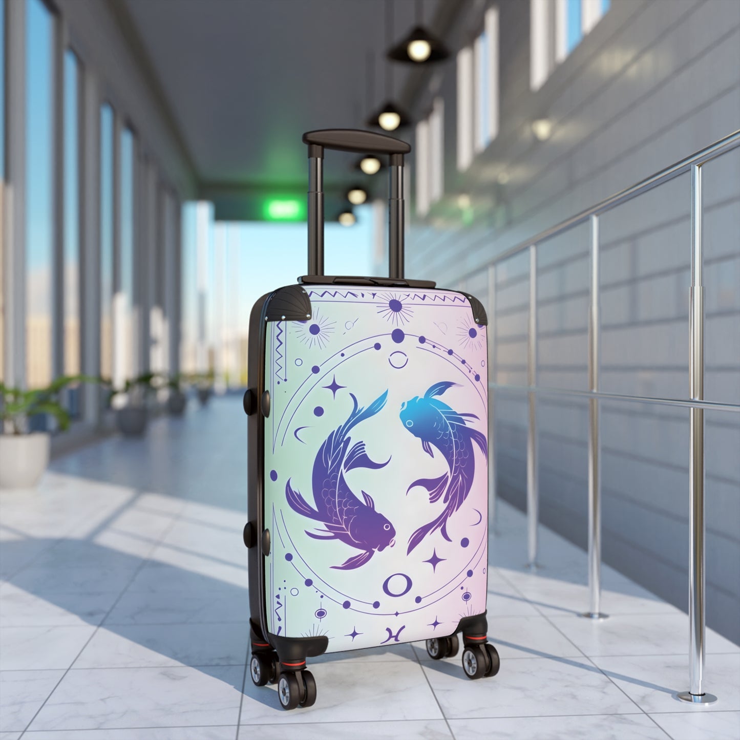 Zodiac Pisces Sign Luggage