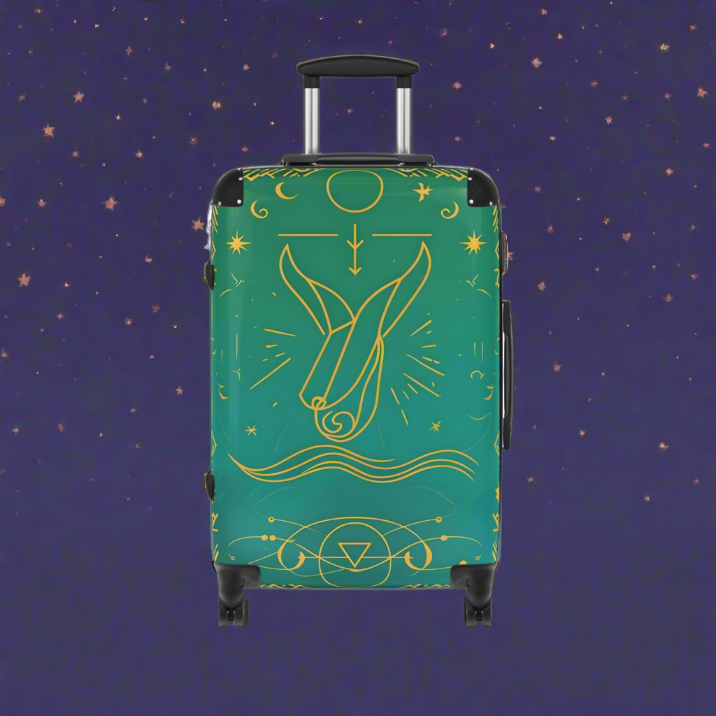 Zodiac Capricorn Sign Luggage