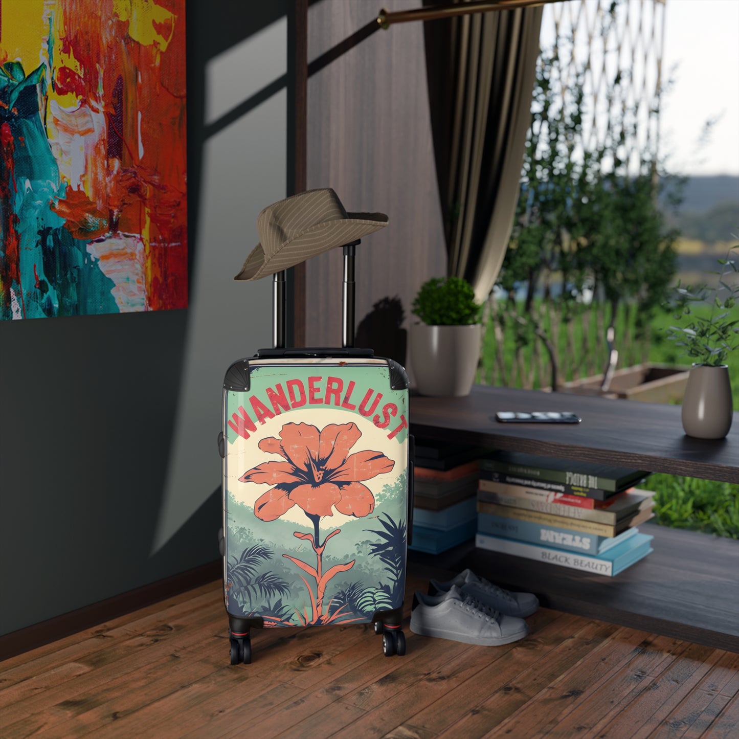 Wanderlust Hibiscus Luggage