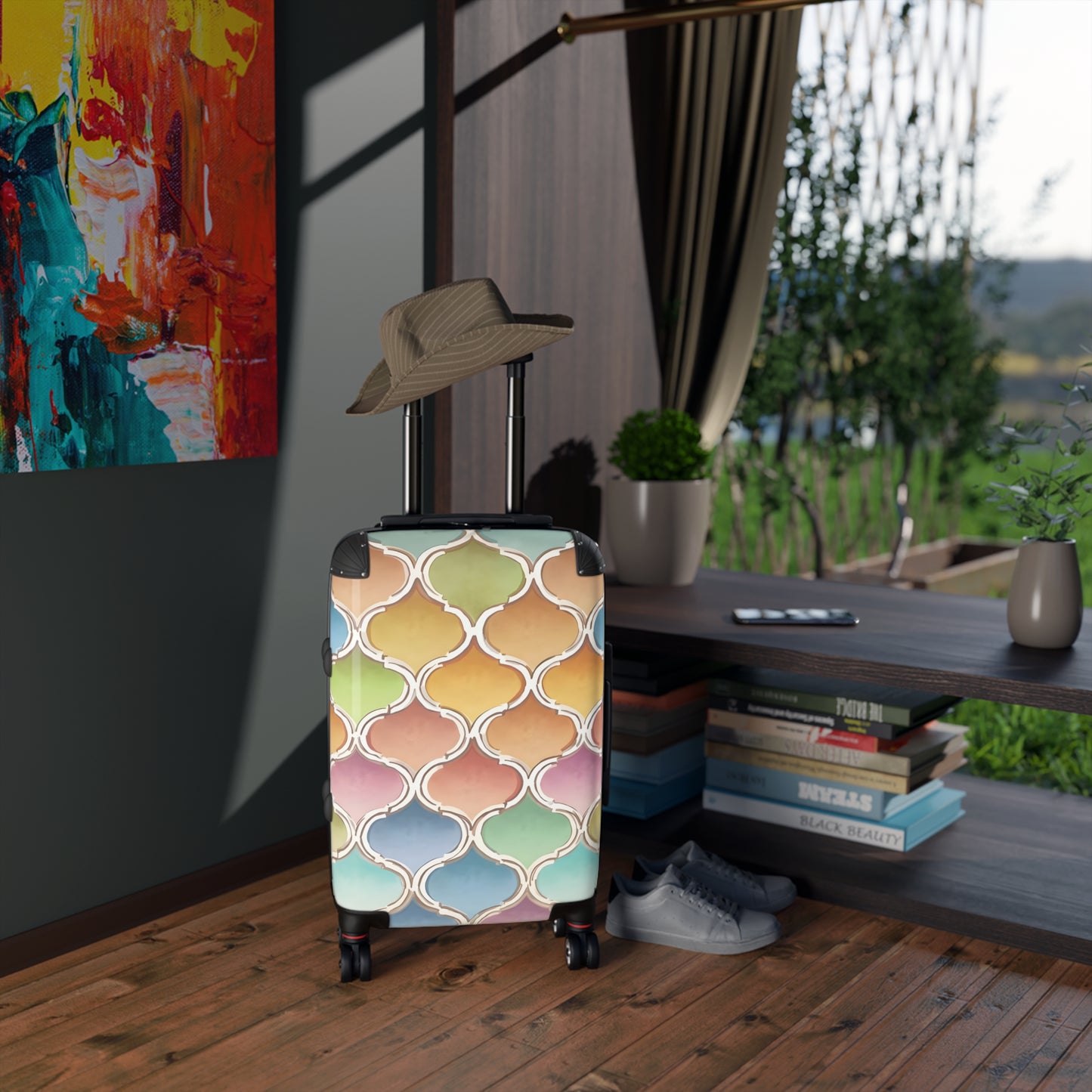Mosaic Rainbow Luggage