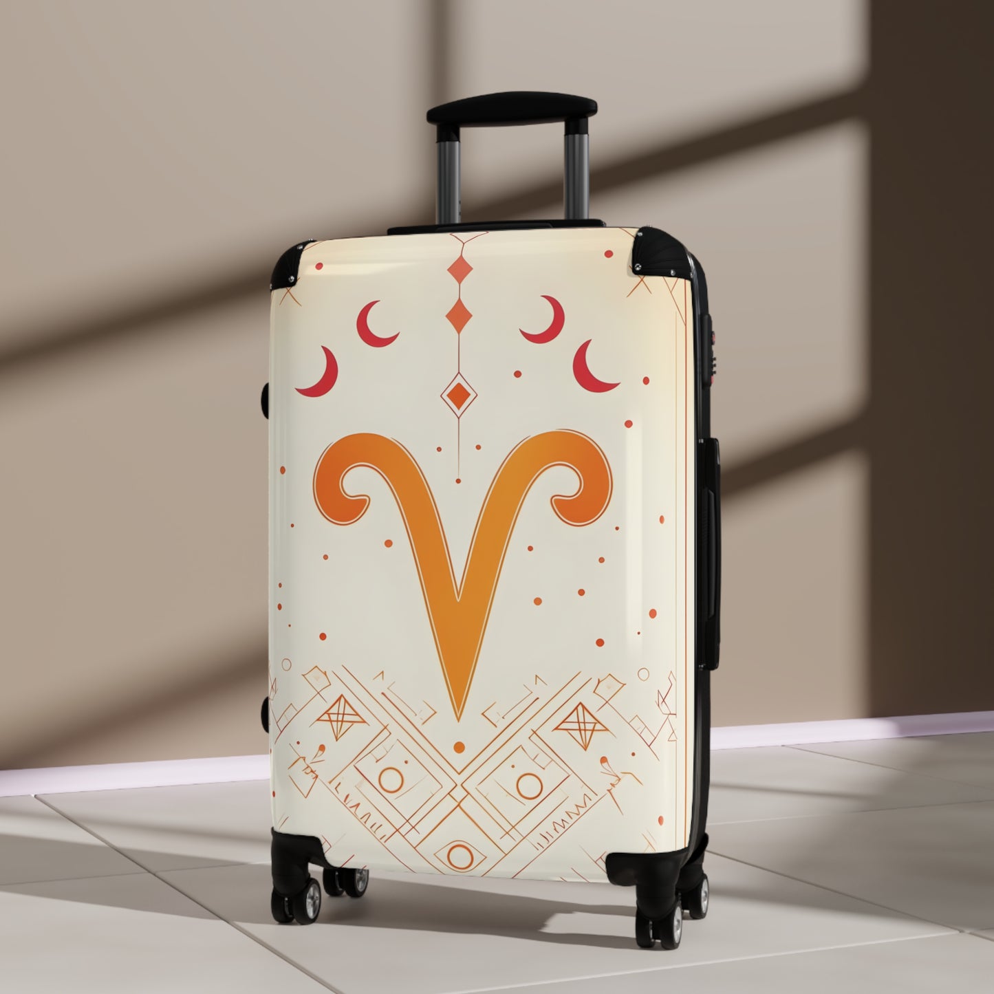 Zodiac Aries Sign Luggage
