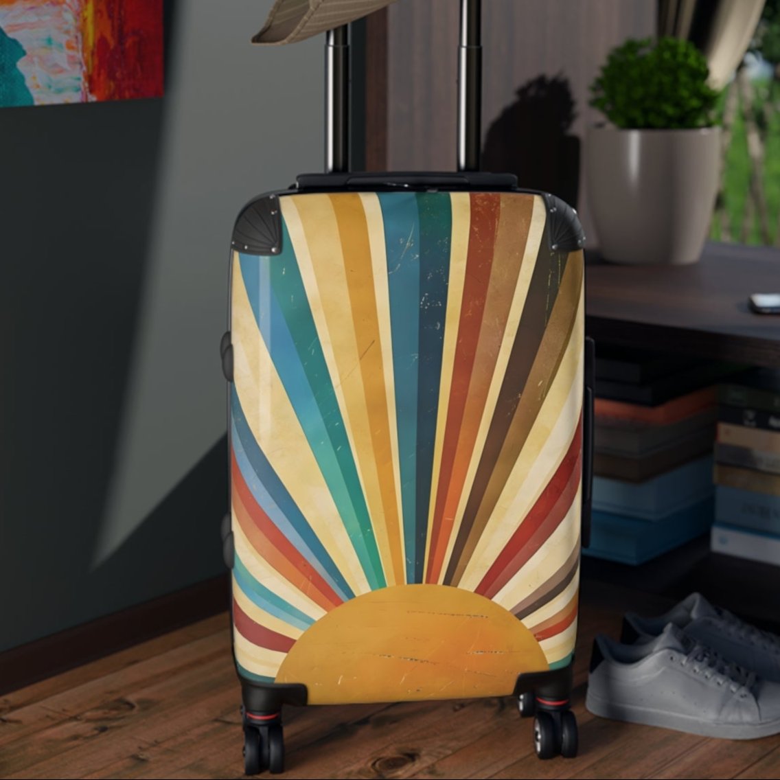 Rustic Sunset Luggage