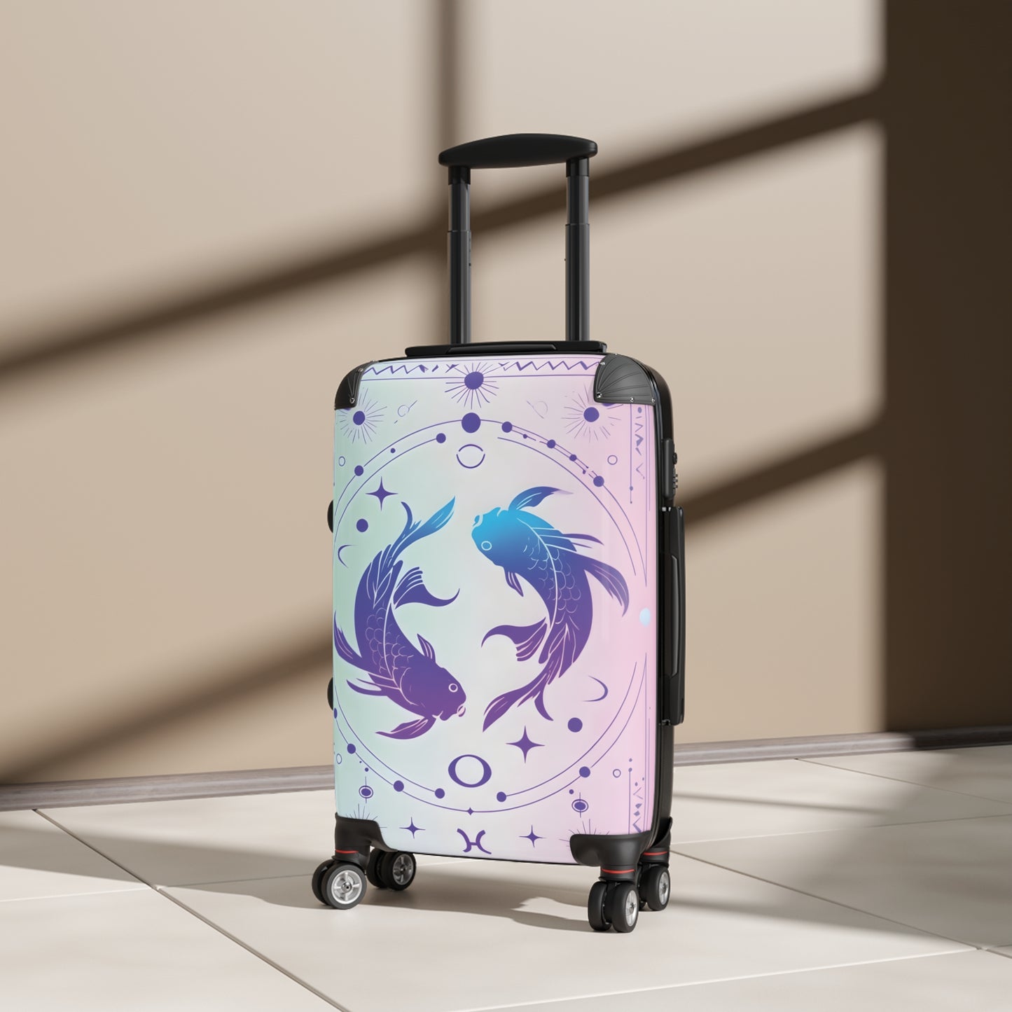 Zodiac Pisces Sign Luggage