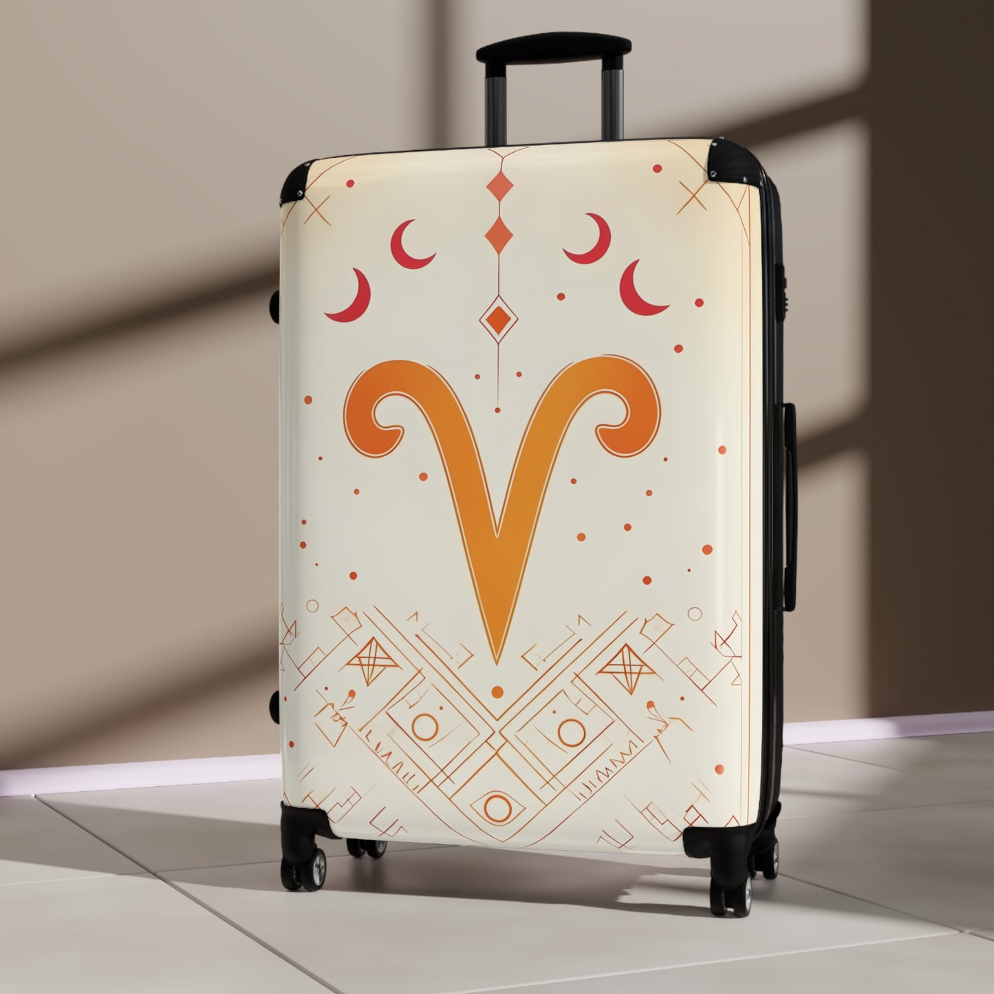 Zodiac Aries Sign Luggage