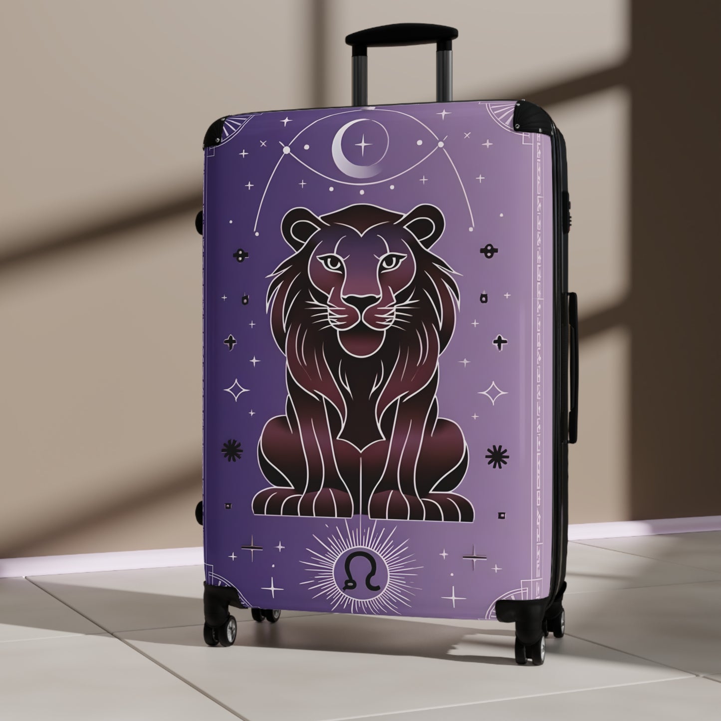 Zodiac Leo Sign Luggage