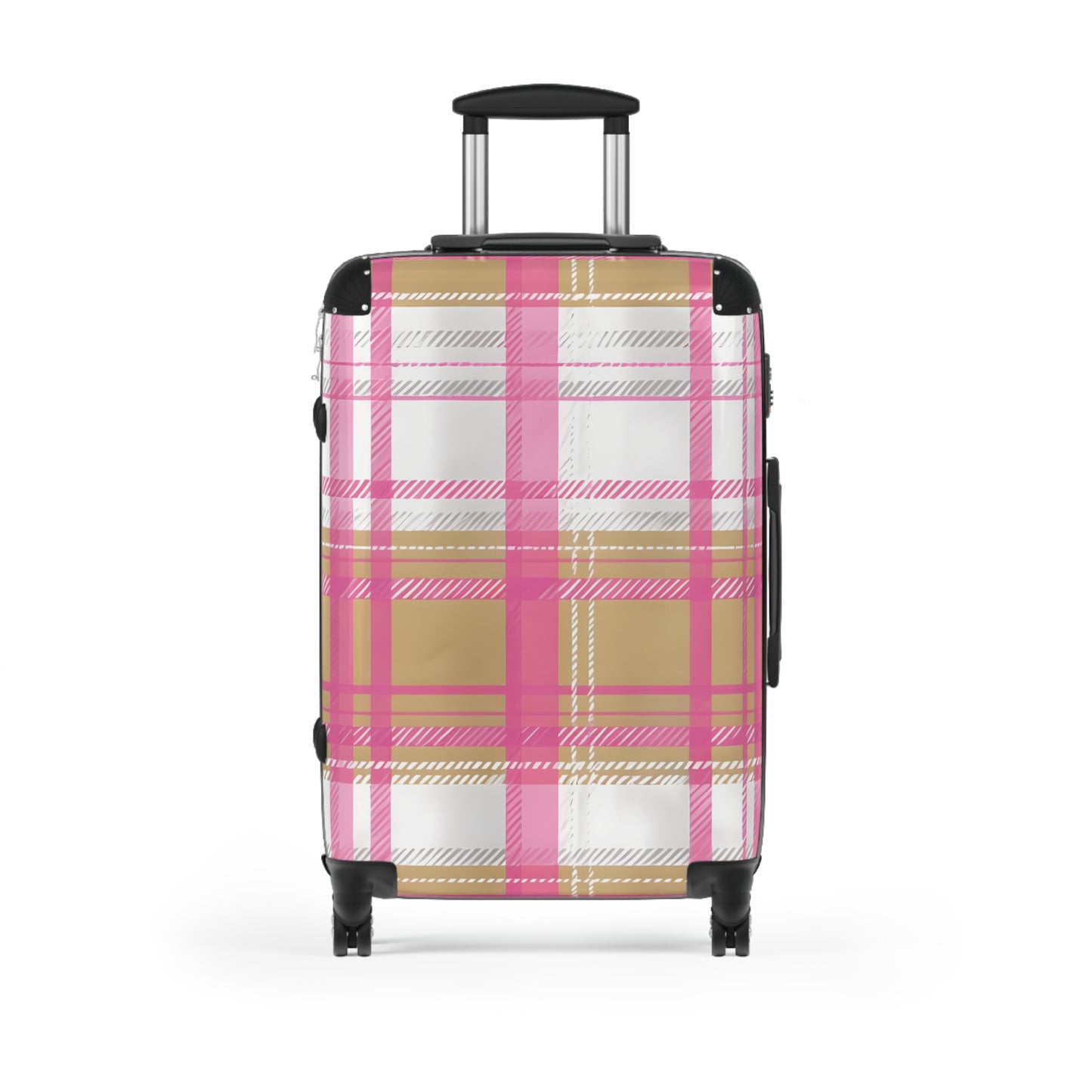 Alivia Ribbon Luggage in Pink/Gold