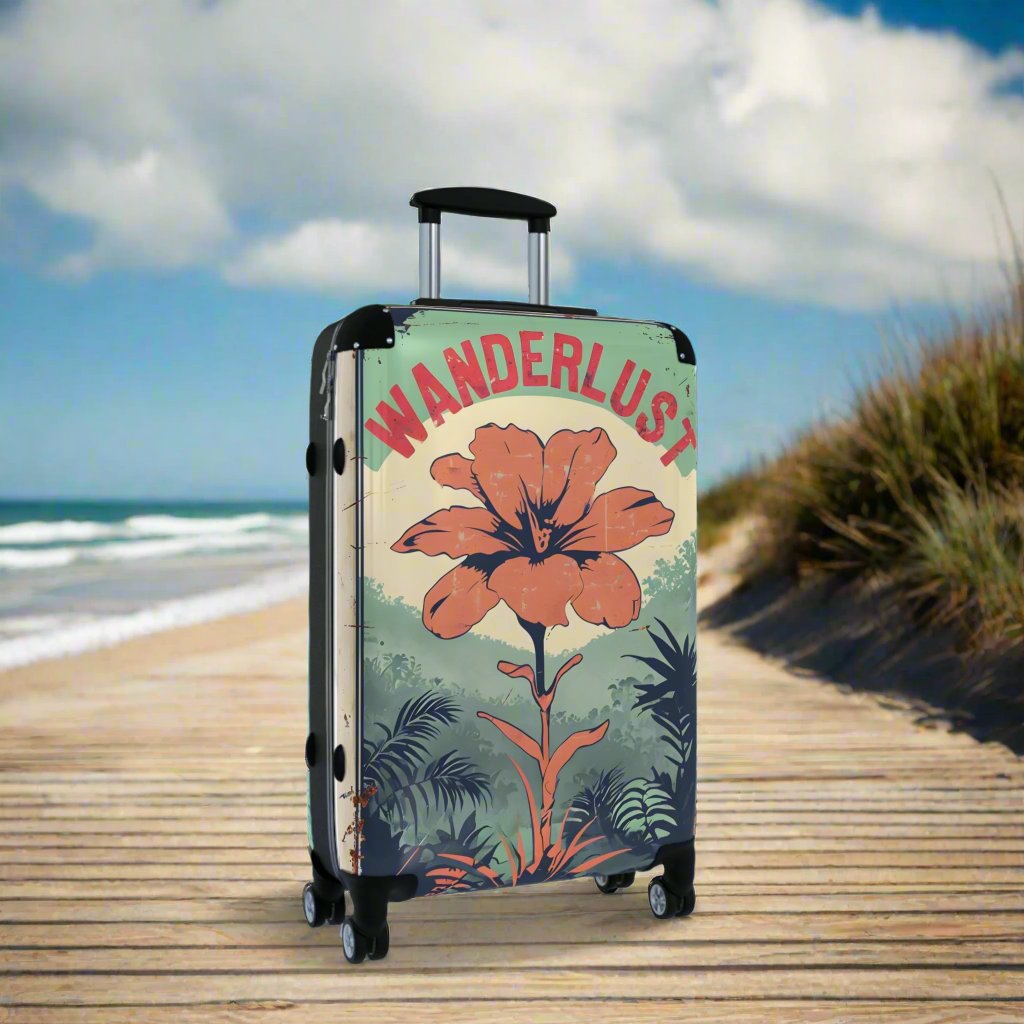 Wanderlust Hibiscus Luggage