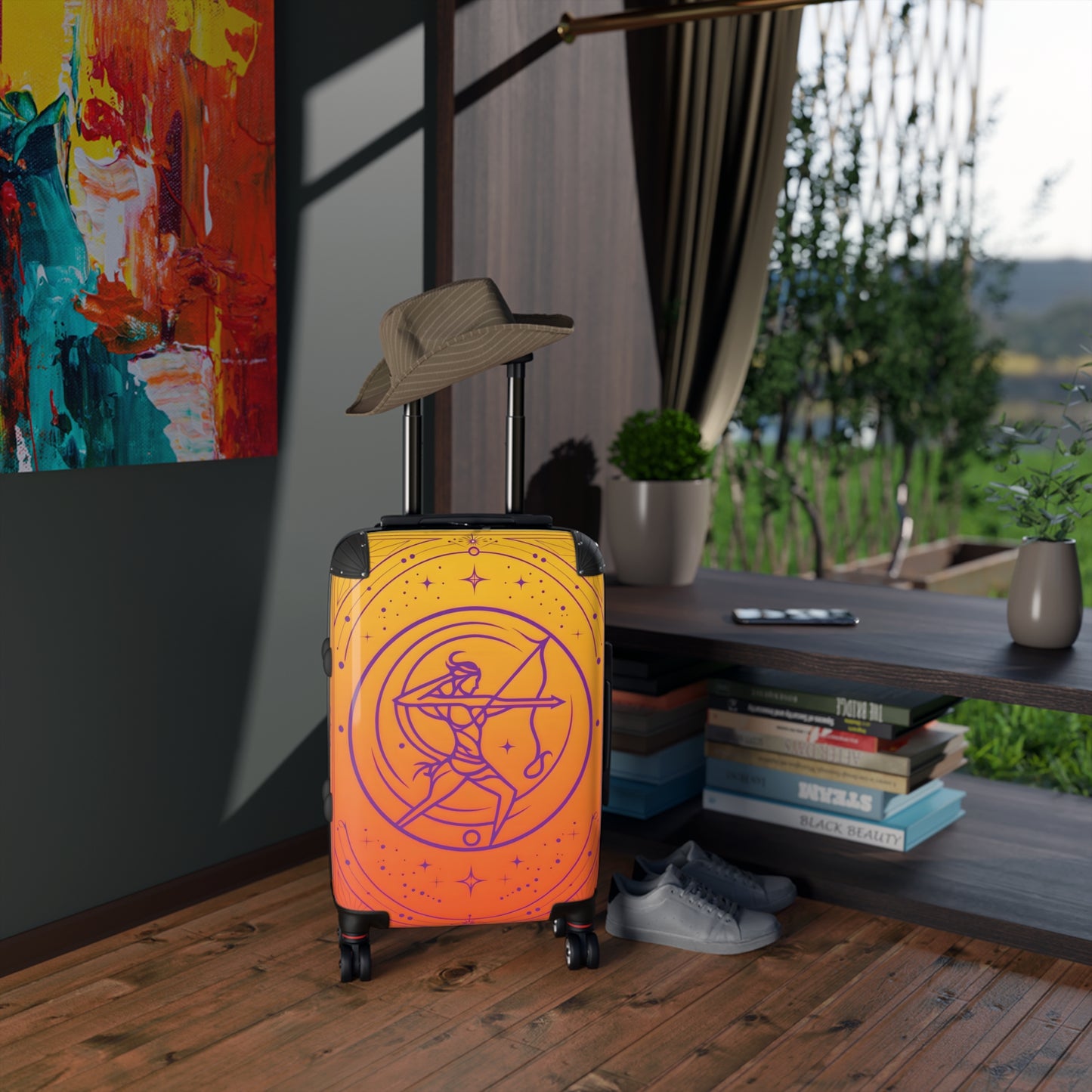 Zodiac Sagittarius Sign Luggage
