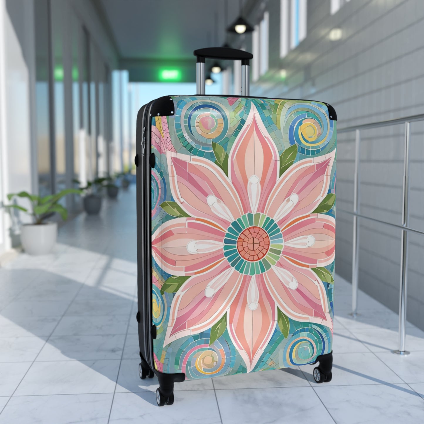 Floral Mosaic Luggage