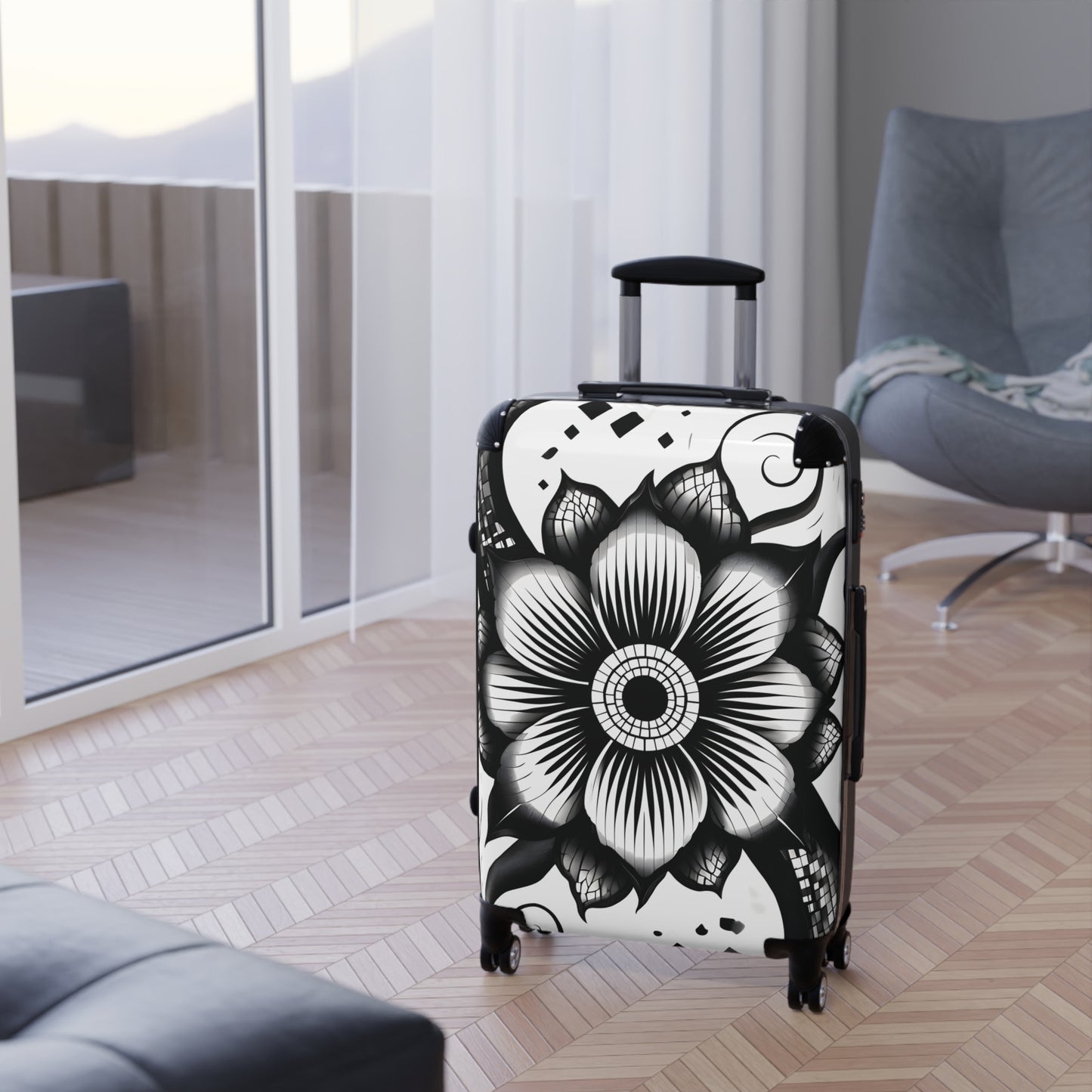 Mystic Floral Mosaic Luggage