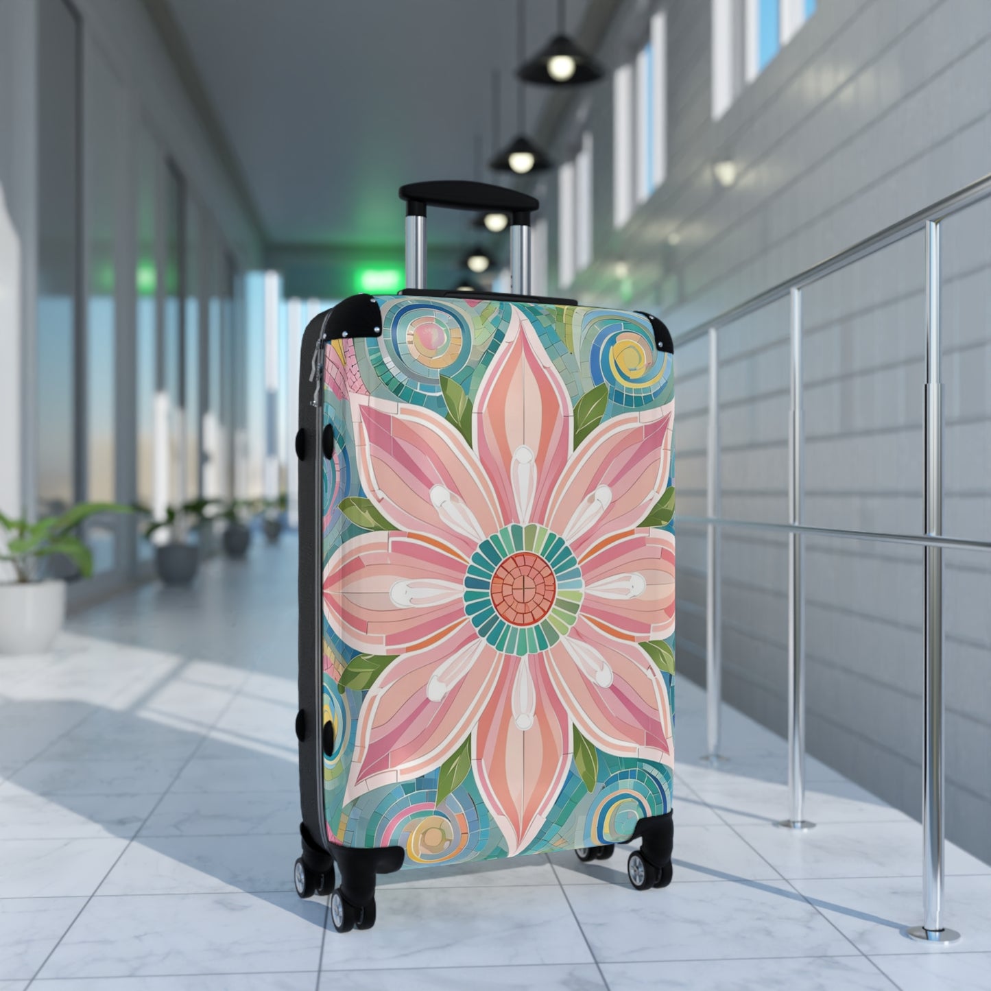 Floral Mosaic Luggage